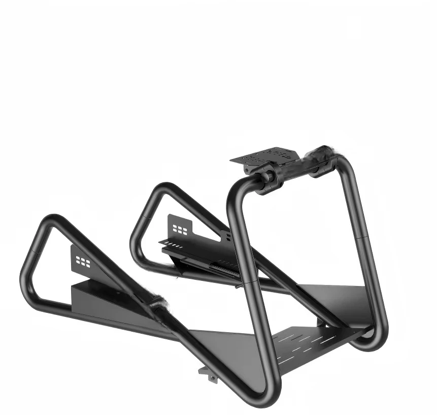 Racing Simulator Bracket, Heavy-duty Steel Frame, Stable Game Center, Compatible with Car Racing Games