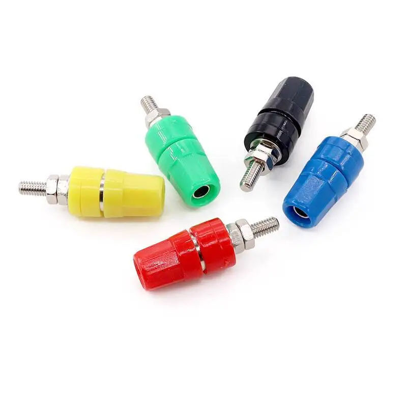 1 Stück M4*36 Reinkupfer-Binderstecker 4mm Bananenbuchse 20A Anschlussklemme Erdung – Detail 3