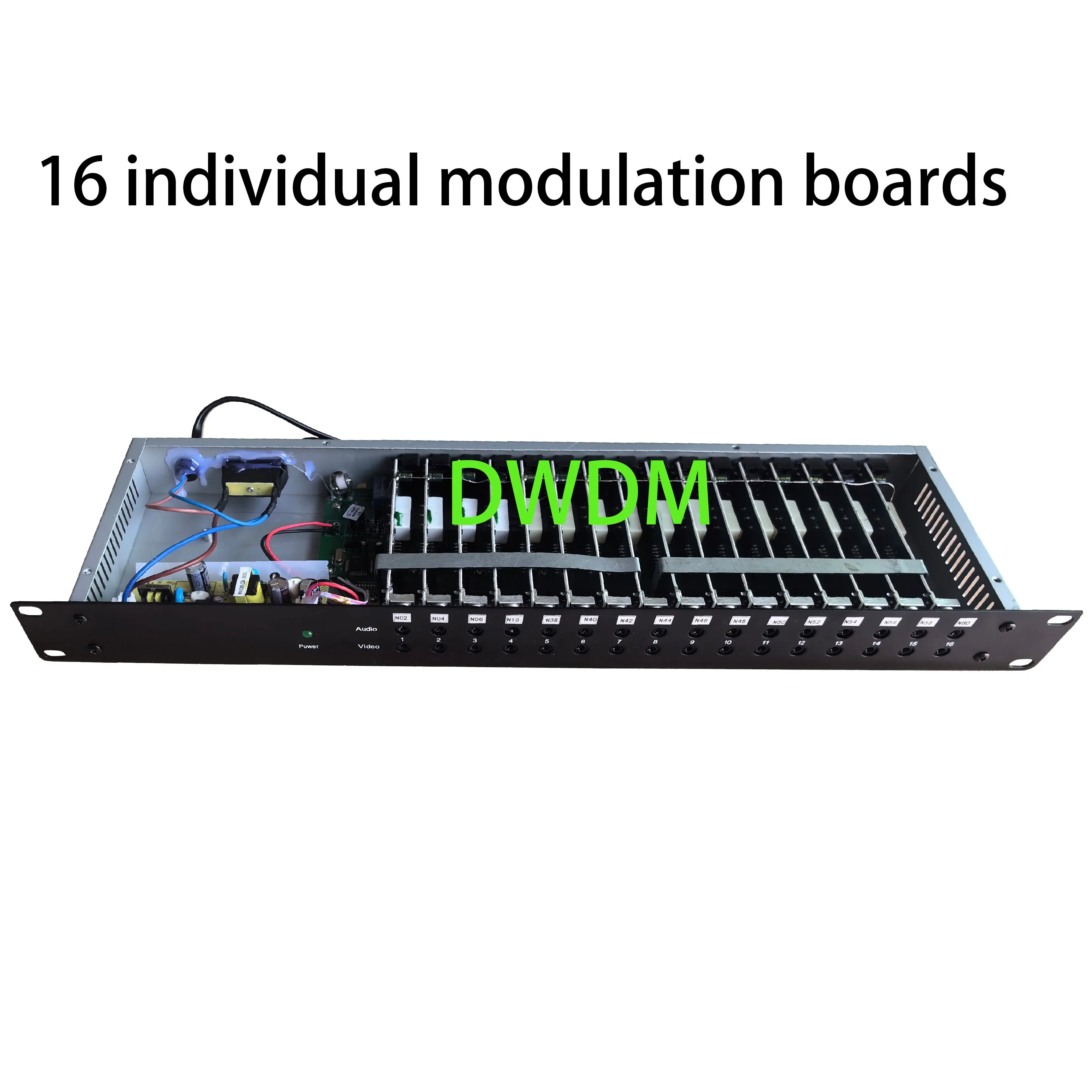 Canales de intervalo, modulador catv headend 16 en 1, modulador CATV, modulador NTSC, modulador de PAL-BG