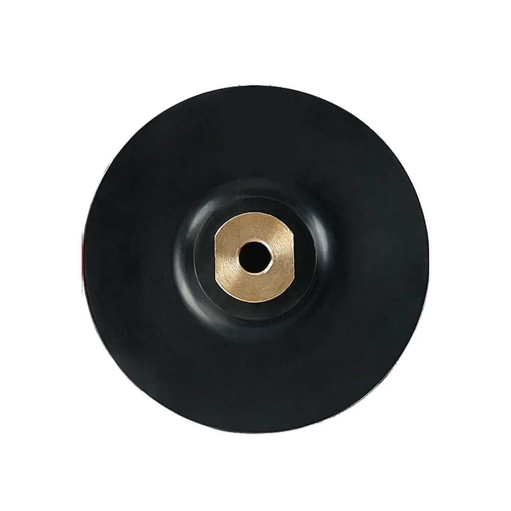 4Inch 115mm Sanding Disc Backing Pad With M10 M14 Thread Lock Nut Resin Fibre Disc Rubber Backup Pad For Angle Grinder