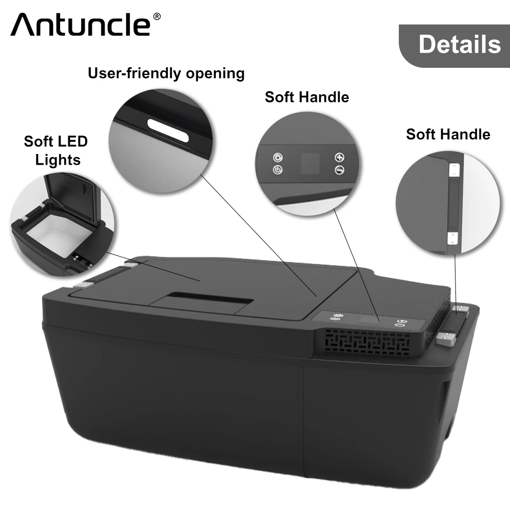 20L 12v Car Fridge Freezer Portable Refrigerator for tesla Model 3 Mini Fridge