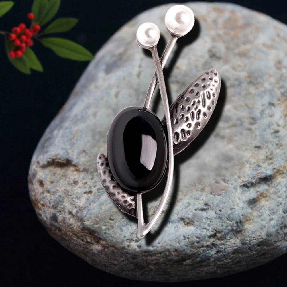 

3pcs Vintage Branch Shaped Alloy Brooch Pin For Women Clothing Lapel Corsage Ornament Scarf Dress Accessory Decorative Brooch