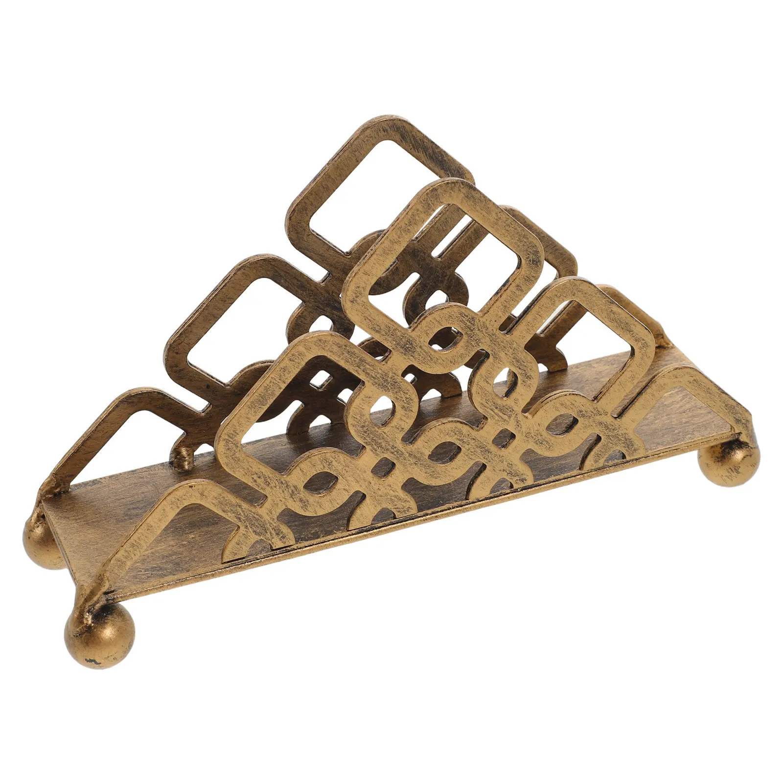 Kitchen Countertop Napkin Holder Table Centerpiece Metal Holders Gold Tissue Dispenser Farmhouse Napkins Dining Iron