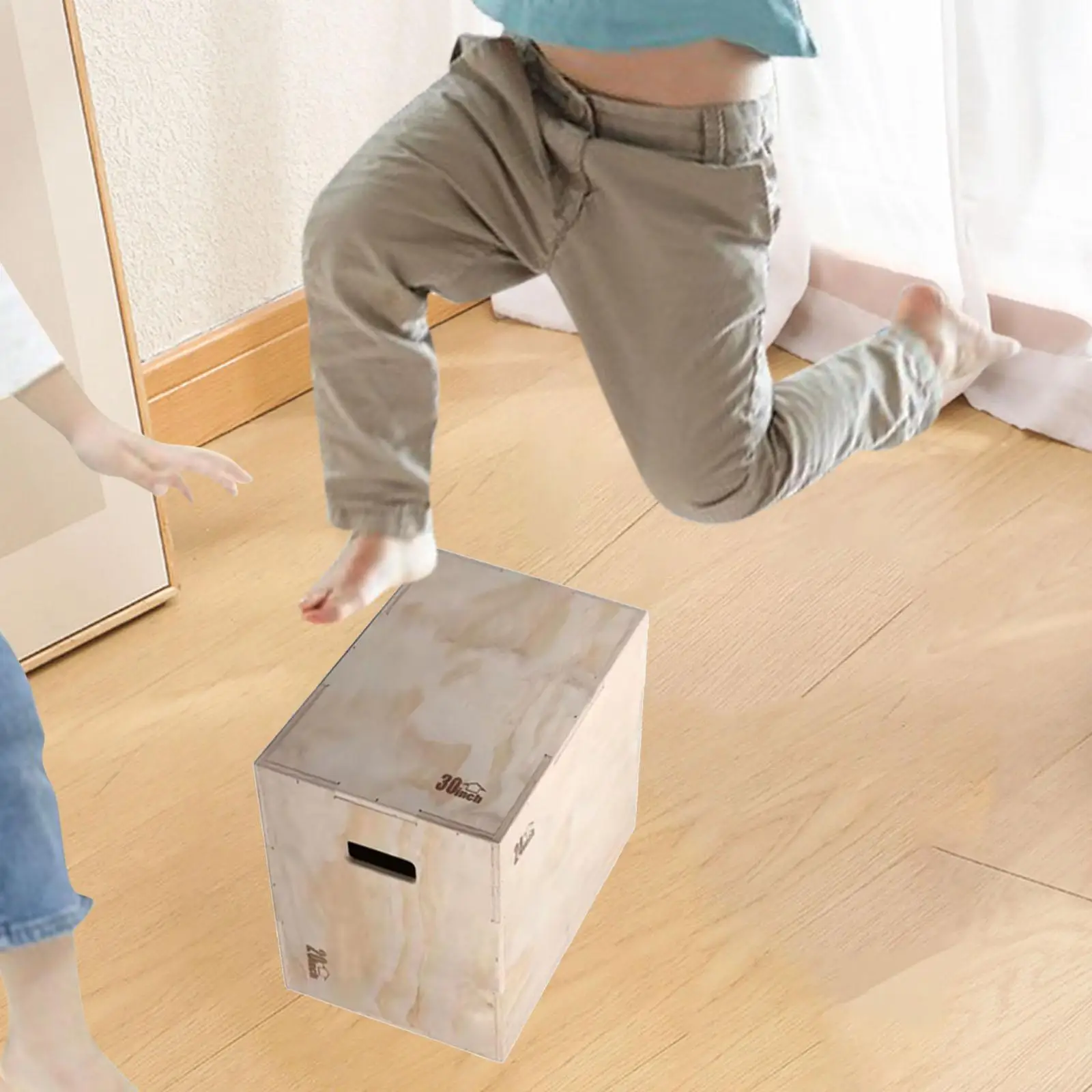 Caja de salto plyométrica, caja de agilidad multifuncional para sentadillas de entrenamiento