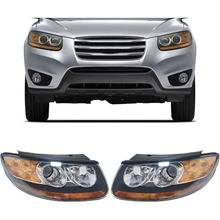 

Передняя фара для галогенной фары Santa Fe 2007-2012 годов 921010W100 921010W500 921020W100 921020W500 Замена передней фары