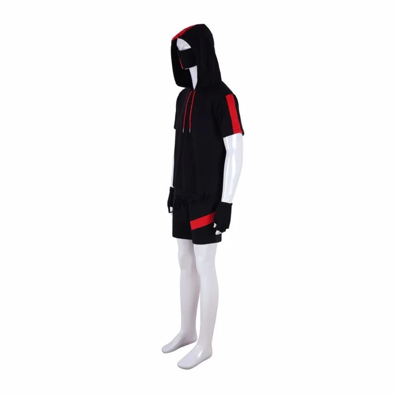 Disfraz de Battle Royale Ikonik para niños y hombres, juego de Anime, Sudadera con capucha, chaqueta con cremallera, traje deportivo, disfraz de fiesta de Halloween OI5