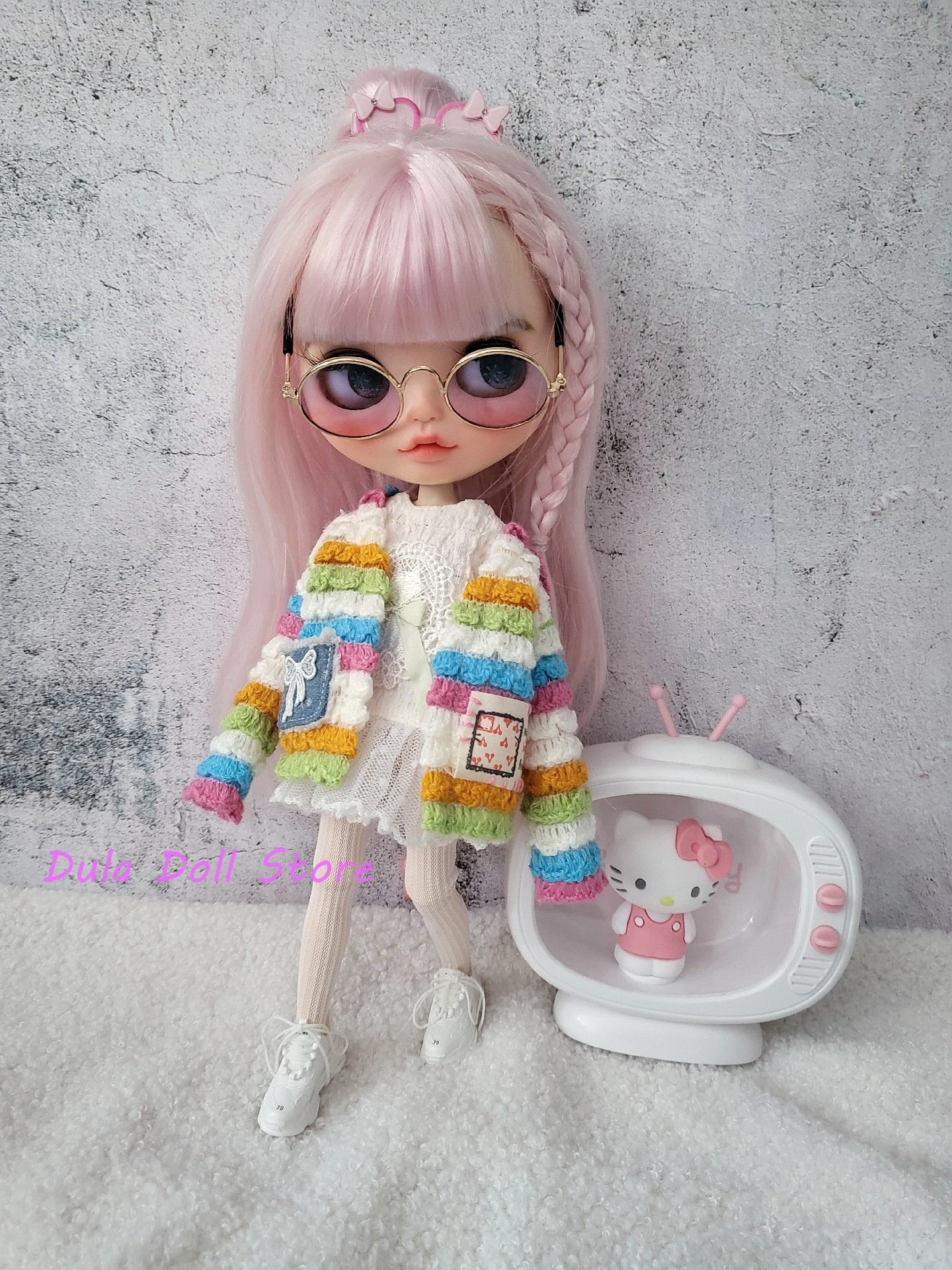 Dula Doll Clothes Dress Dopamine coat Blythe ob24 ob22 Azone Licca ICY JerryB 1/6 Bjd Doll