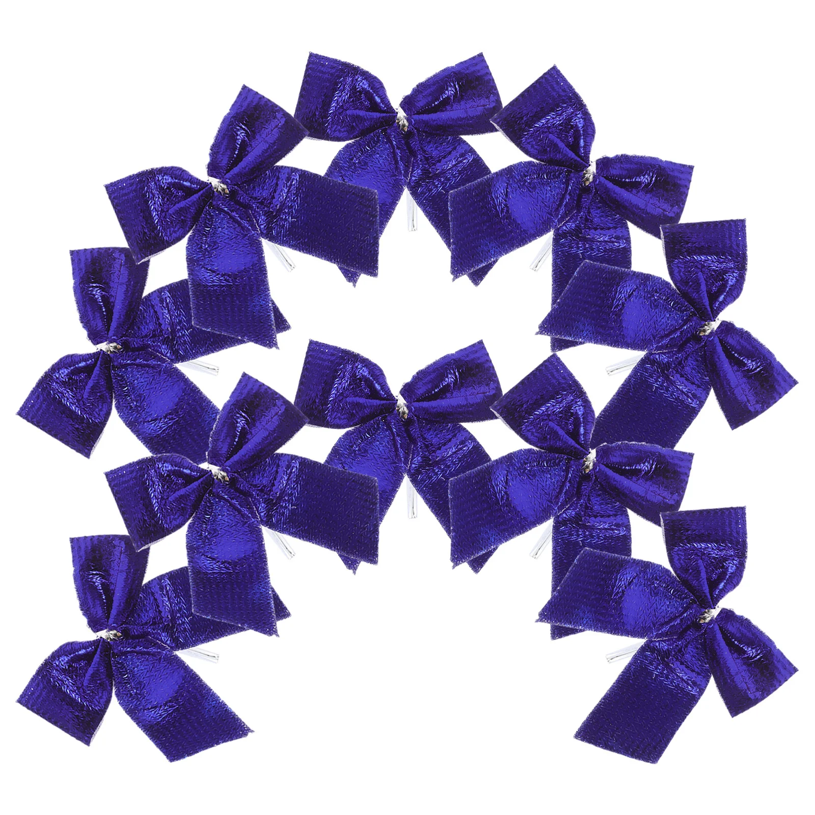 

60Pcs Christmas Bowknot Ornaments Festive Hanging Decorations for Xmas Tree Home Wedding Party Office Holiday Display