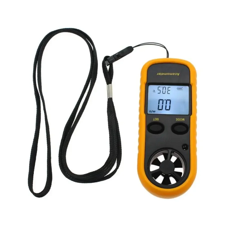 

HEDAO GM816 Mini Digital Anemometer LCD Display 0-30m/s Range ABS Material 0.1m/s Resolution 1.8m/s Start-Up -10C~45C Wind Speed
