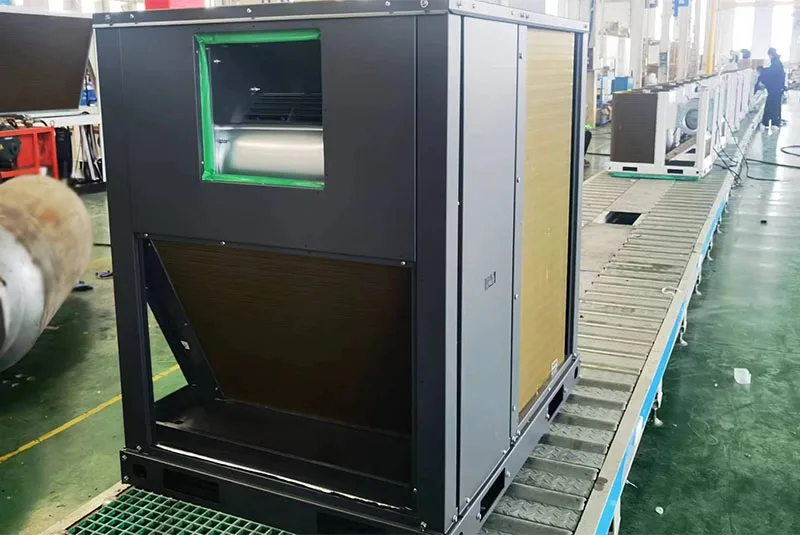 15 тонн промышленного кондиционера R410a на крыше в упаковке для музея