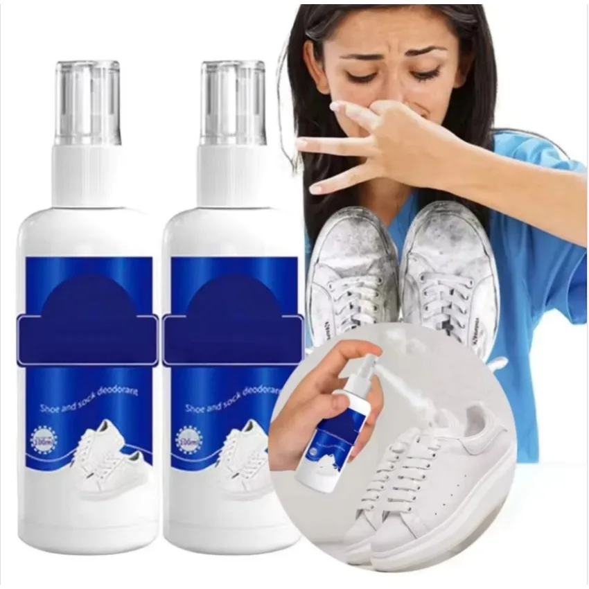 Shoes Deodorizing Removal Spray Foot Socks Odor Stink Freshener Shoe Cabinet Deodorant Feet Antiperspirant Health Care 100ml