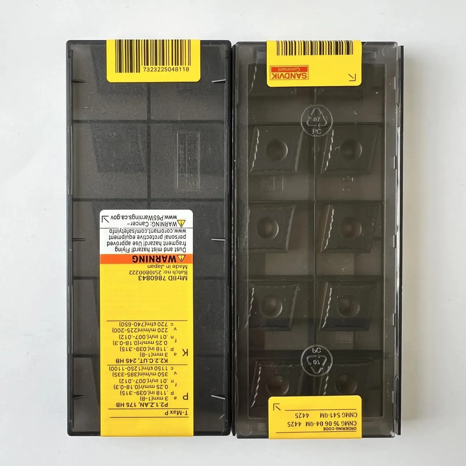 

SANDVIK / CNMG160604-QM 4425 / Твердосплавные пластины для ЧПУ, 10 шт.