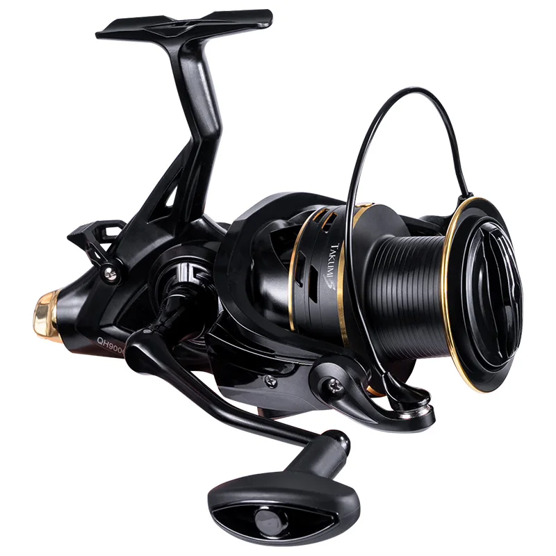 LINNHUE Karpervissen Reel Spinning Reel QH3000-9000 Sterke Dubbele Slepen 20kg Carretilha Pesca Zee Reel Vissen Gratis Reserve Spool - afbeelding 2