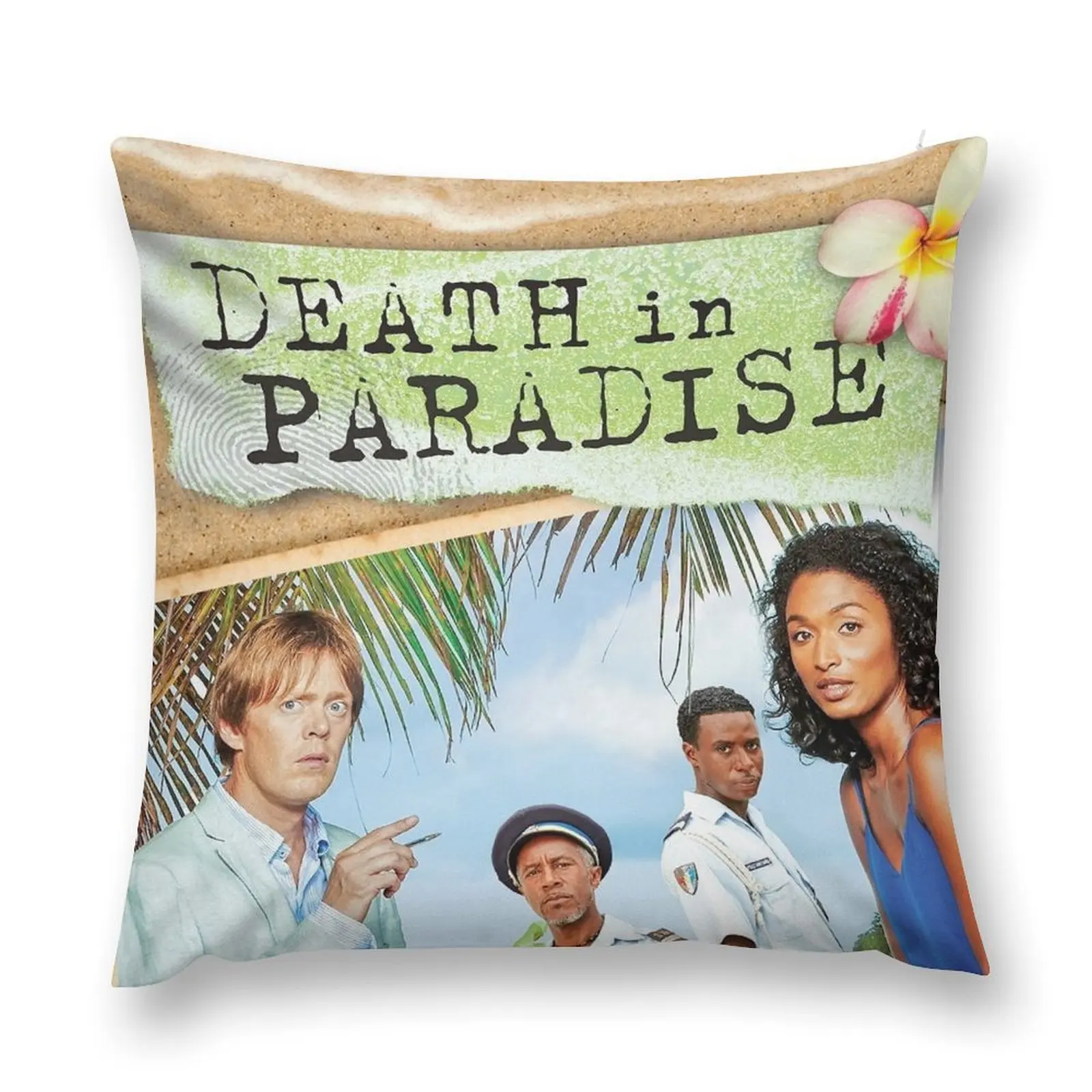 

BBC Death in Paradise Throw Pillow Sofa Cover covers for pillows pillow