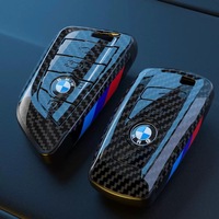 Carbon Fibre Car Key Cover Shell Keychain For BMW F20 F30 G20 F31 F34 F10 G30 F11 X3 F25 X4 I3 M3 M4 1 3 5 Series Accessories