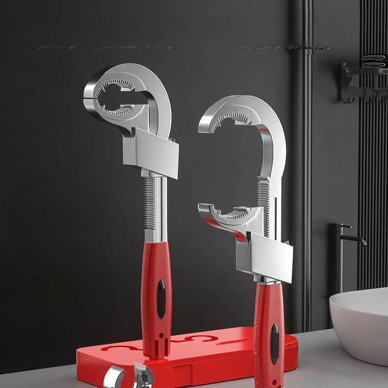 JUSTINLAU Multifunctional Bathroom Wrench Set Adjustable Wrench Hardware Tools Manual Tools Multifunctional Portable Tools