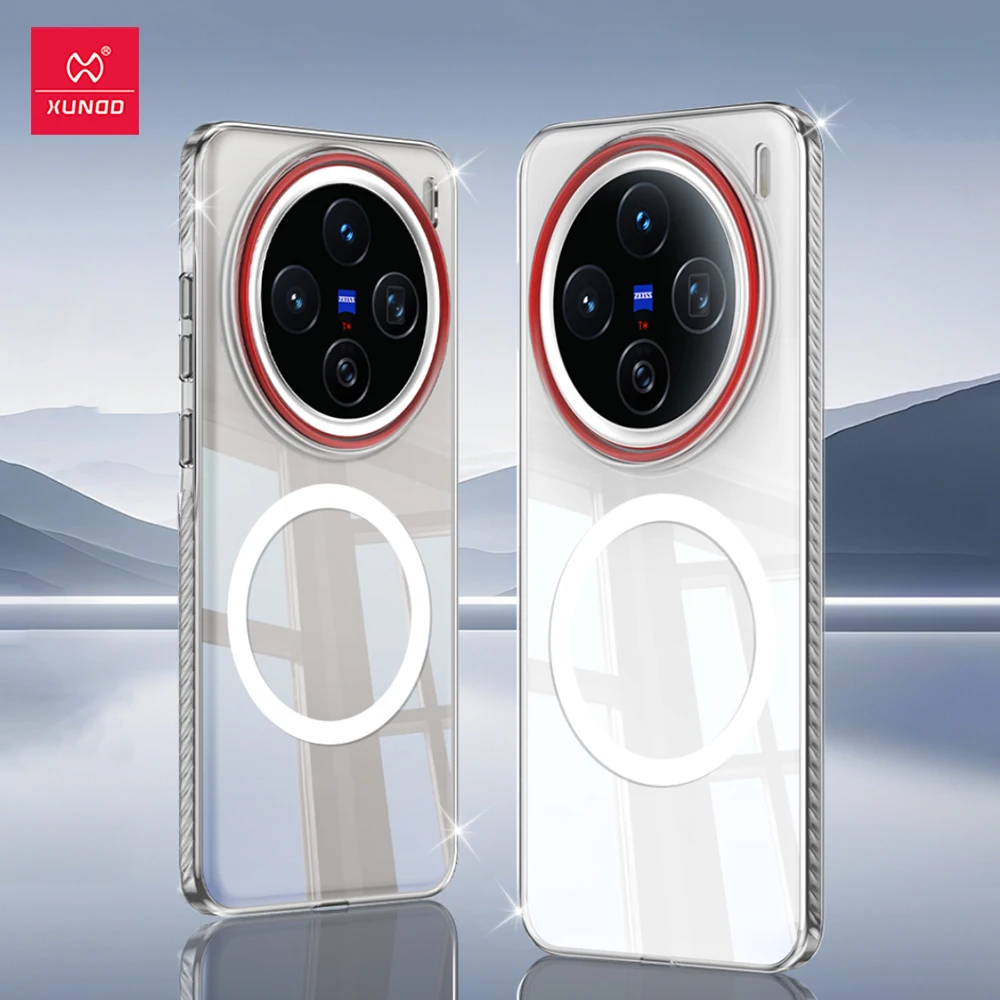 Xundd Crystal Clear Case for VIVO X200 Ultra X200 Pro,Ultra-Thin Anti-Yellowing PC Phone Cover Scratch-Resistant Phone Case