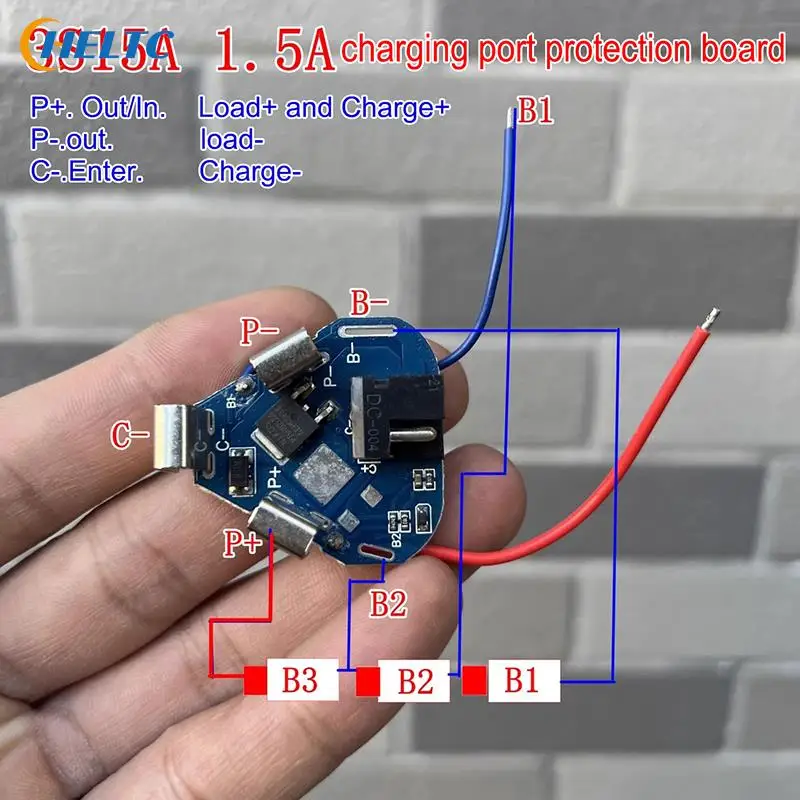 1pcs 3S 12.6V BMS Li-ion Lithium Battery Protection Board For Electric Drill18650 Power Bank Balancer Battery Equalizer Board