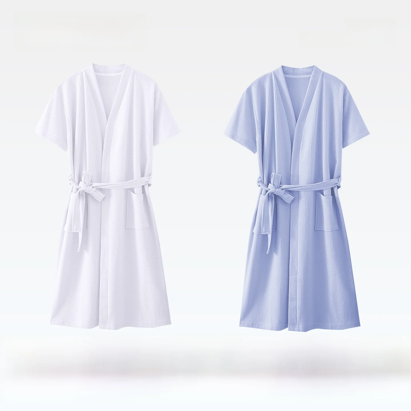 (2-pack) white + sky blue