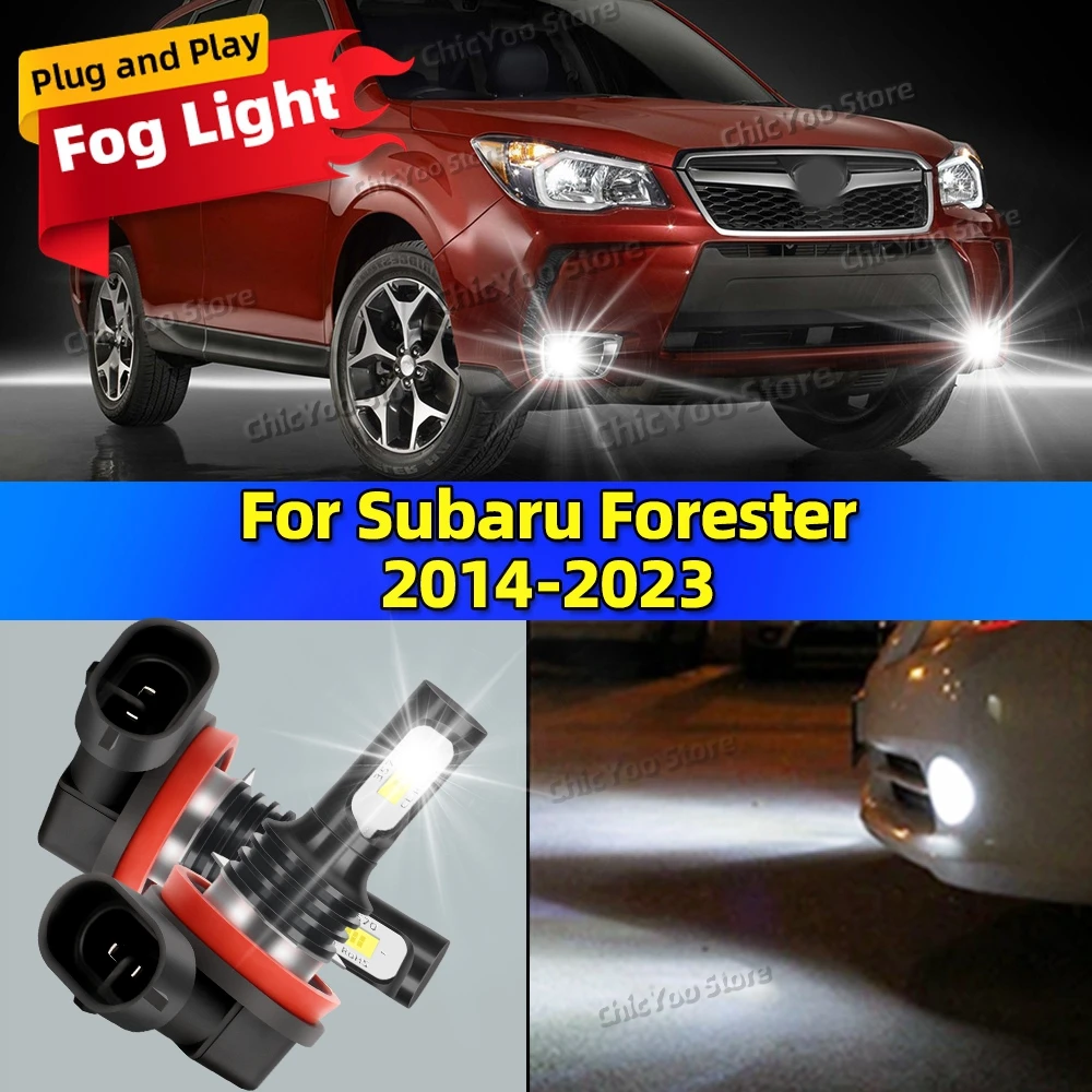 

Светодиодные автомобильные противотуманные фары для Subaru Forester 2014 2015 2016 2017 2018 2019 2020 2021 2022 2023 20000LM Plug and Play