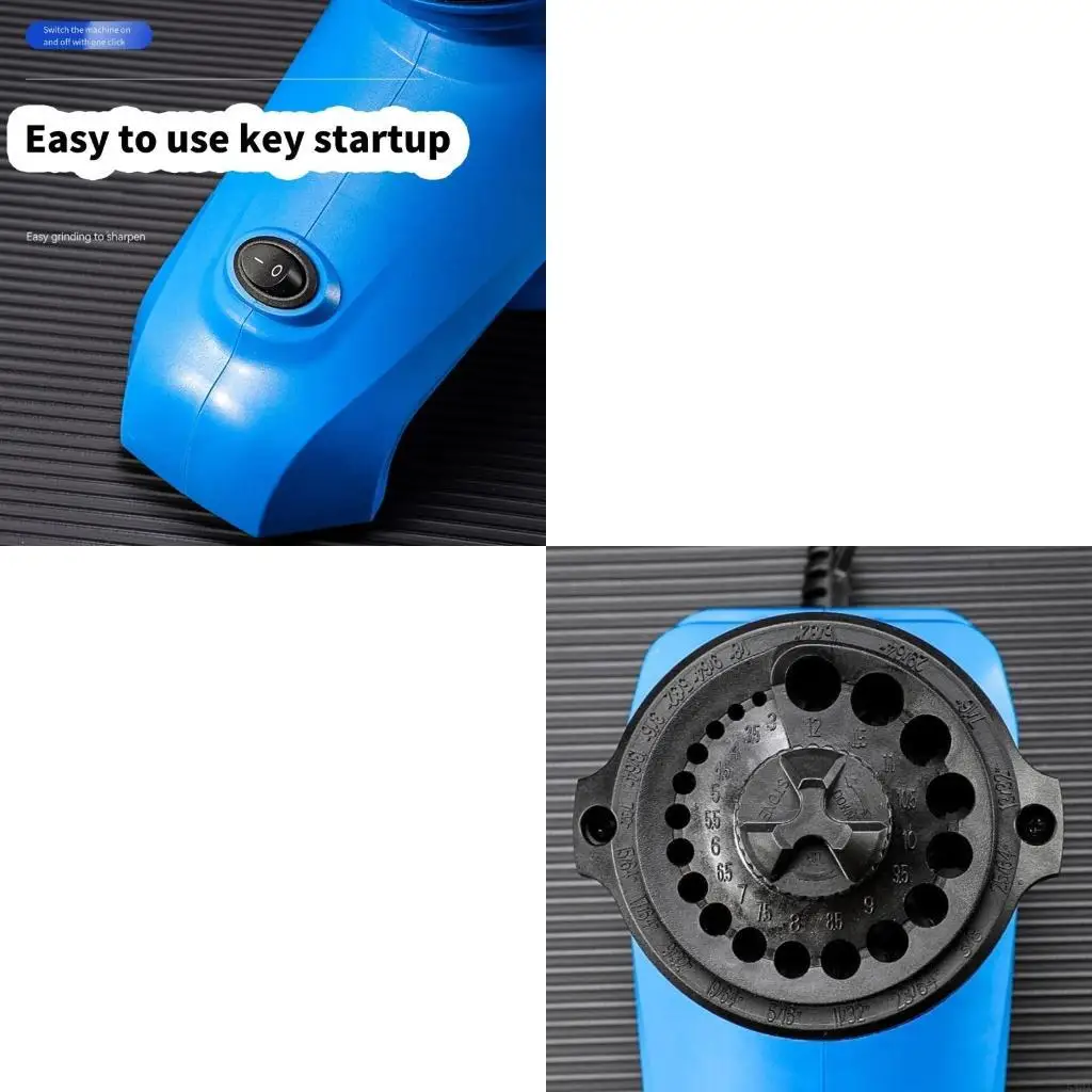 

Multipurpose Electric Twist Drill Bit Sharpener for Various Bit Sizes 3-12mm for DIY Enthusiasts and Home Workshops