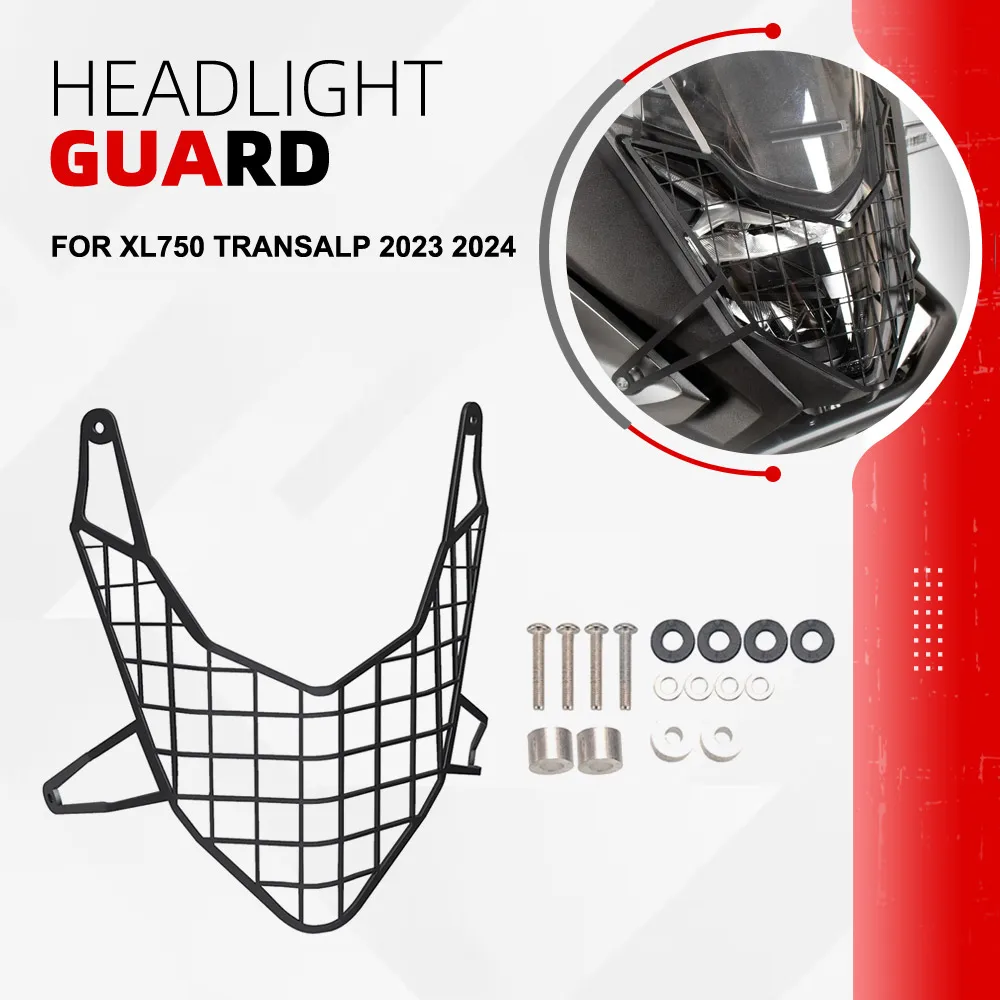

XL-750TRANSALP Headlight Guard FOR HONDA XL750 TRANSALP XL-750 2023 2024 Motorcycle Headlamp Grill Head Light Protections Cover