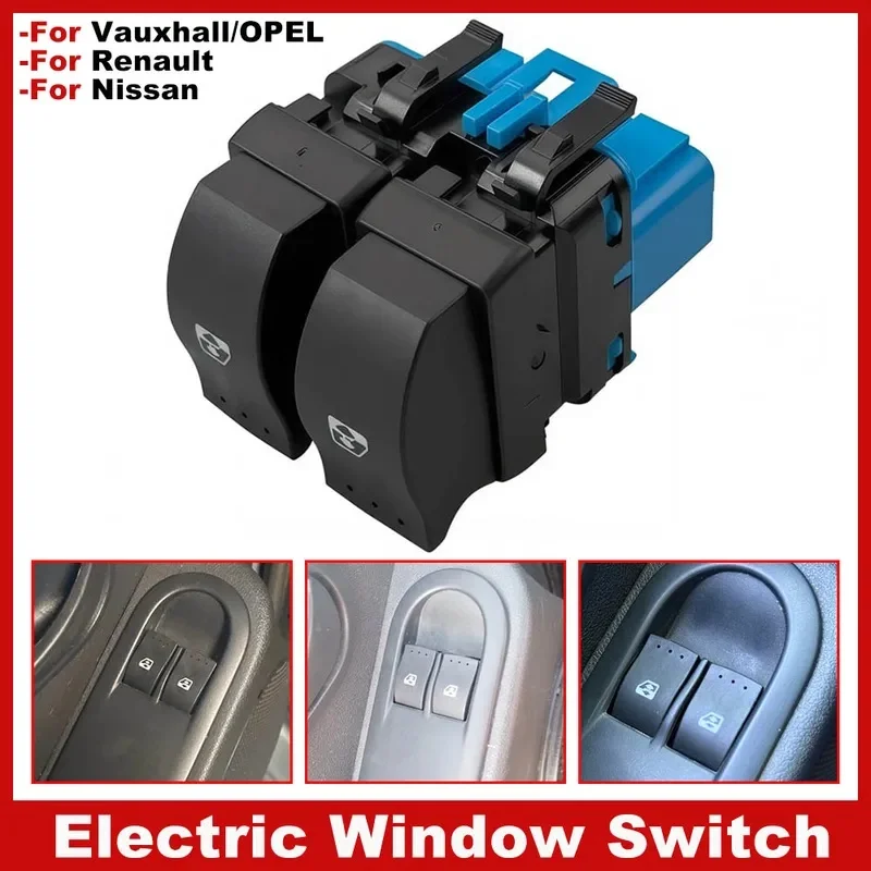 10 Pins Car Window Lifter Switch for Vauxhall VIVARO MOVANO RENAULT Megane TRAFIC II MASTER Scenic II 8200108269 8200476806