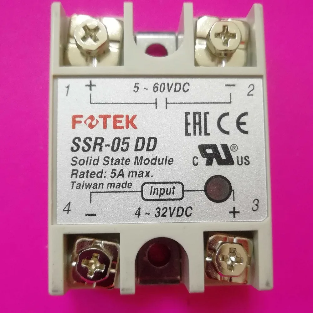 SSR-05DD SSR-10DD SSR-25DD SSR-50DD  SSR-75DD  SSR-25DD-H New Original FOTEK  Solid State Relay