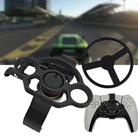 1set Mini 3D Printing Steering Wheel for PS5 and PS5 Slim Game Controller  Double Disk Set Auxiliary Replacement Accessories