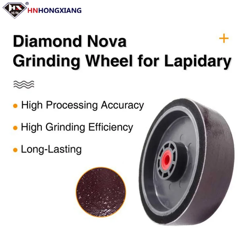 

Nova Soft Resin Diamond Polishing Grinding Cabbing Wheel For Lapidary Machine