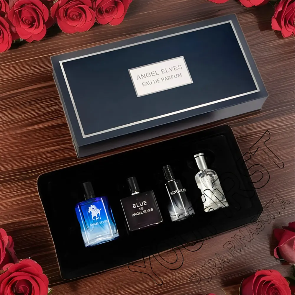 Brand Perfume Men For Date 120ml Pheromone Perfumes Masculinos  Lasting Charming Man Spray Parfums Homme Gift Box 4 Pcs Set New