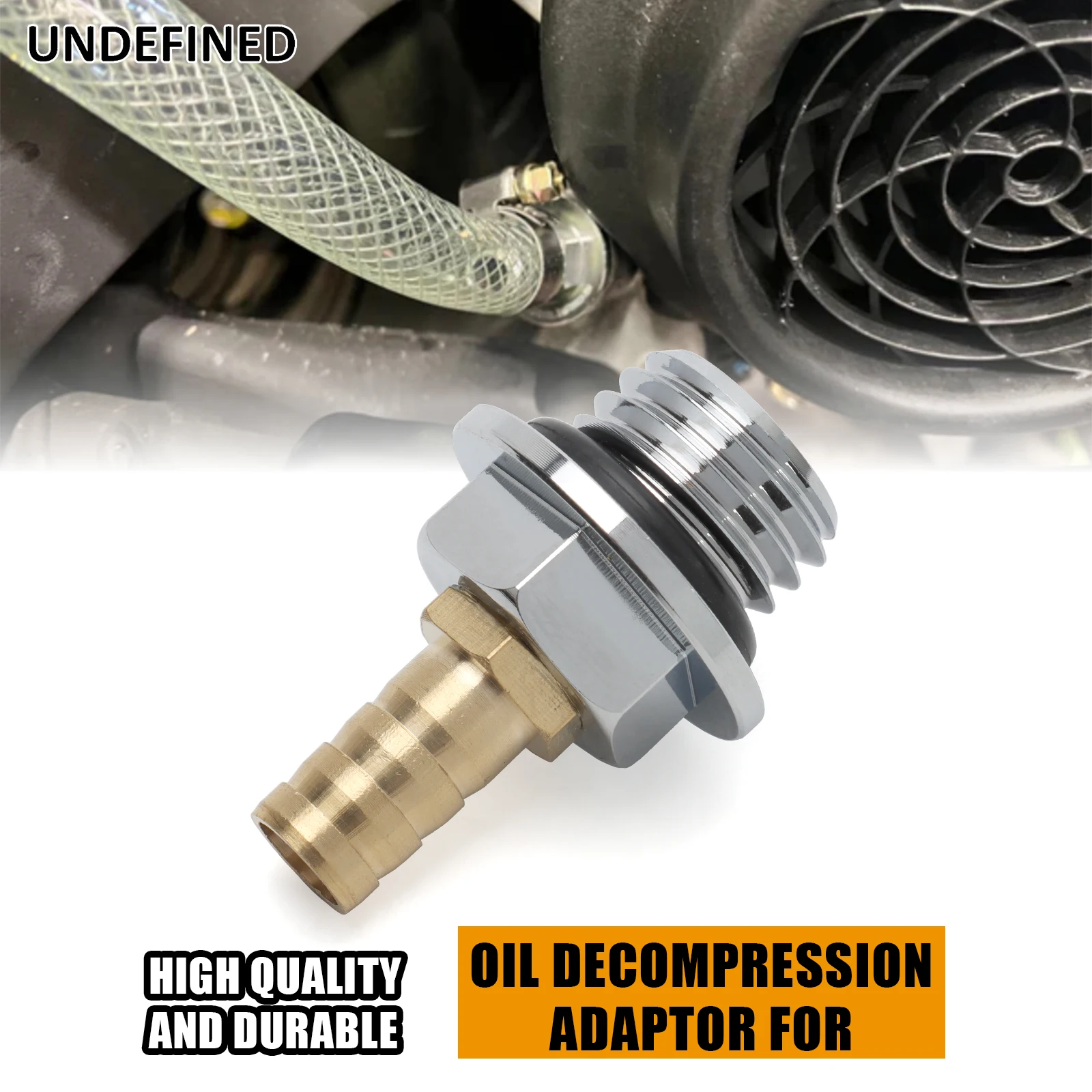 Motorrad Ölmessstab Adapter für Dekompression für GY6 150cc 125cc 172cc 180cc 205cc 232cc Roller ATVS oder größere Motoren
