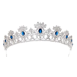 Empress Alexandra Feodorovna’s Kochli Sapphire Replica Tiara Diadem for Bride,Prom,Party,Gatherings Hair Accessories  CH10430