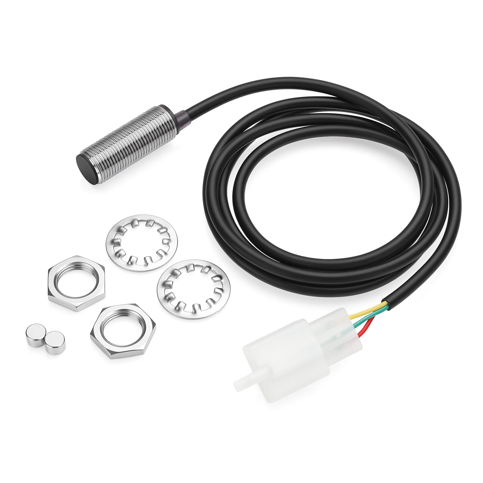 Universeller Motorrad-Tachometer Digitales Armaturenbrett mit Blinker Km/h Stundenzähler Ölstandsanzeige Drehzahlmesser Wasserdicht – Detail 20