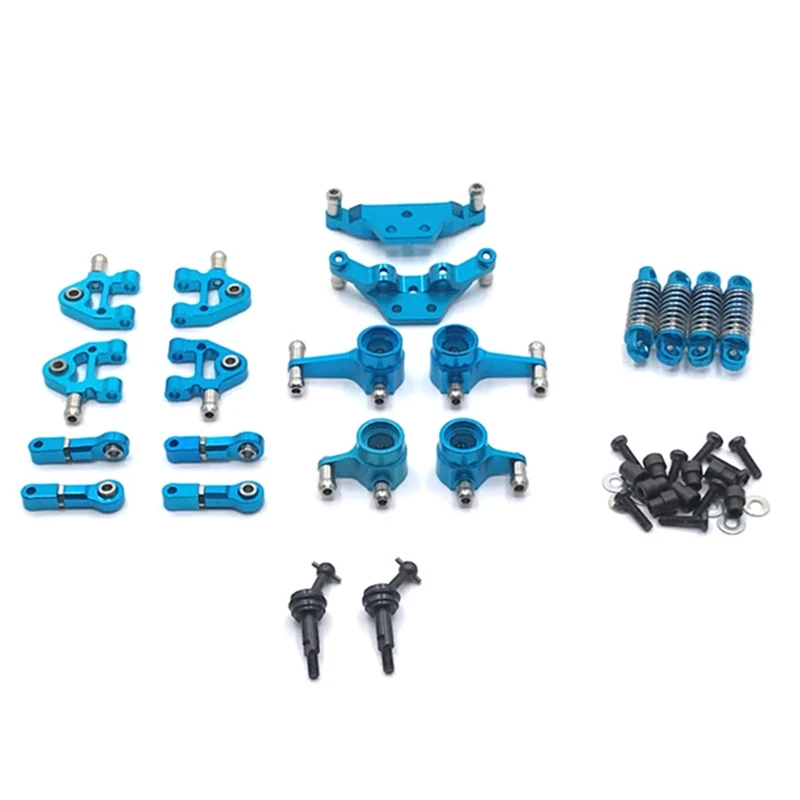 

Wltoys 284131 K969 K979 K989 K999 P929 Metal Upgrade Parts Kit Suspension Arm Shock Absorber Steering Block RC Car Accessories