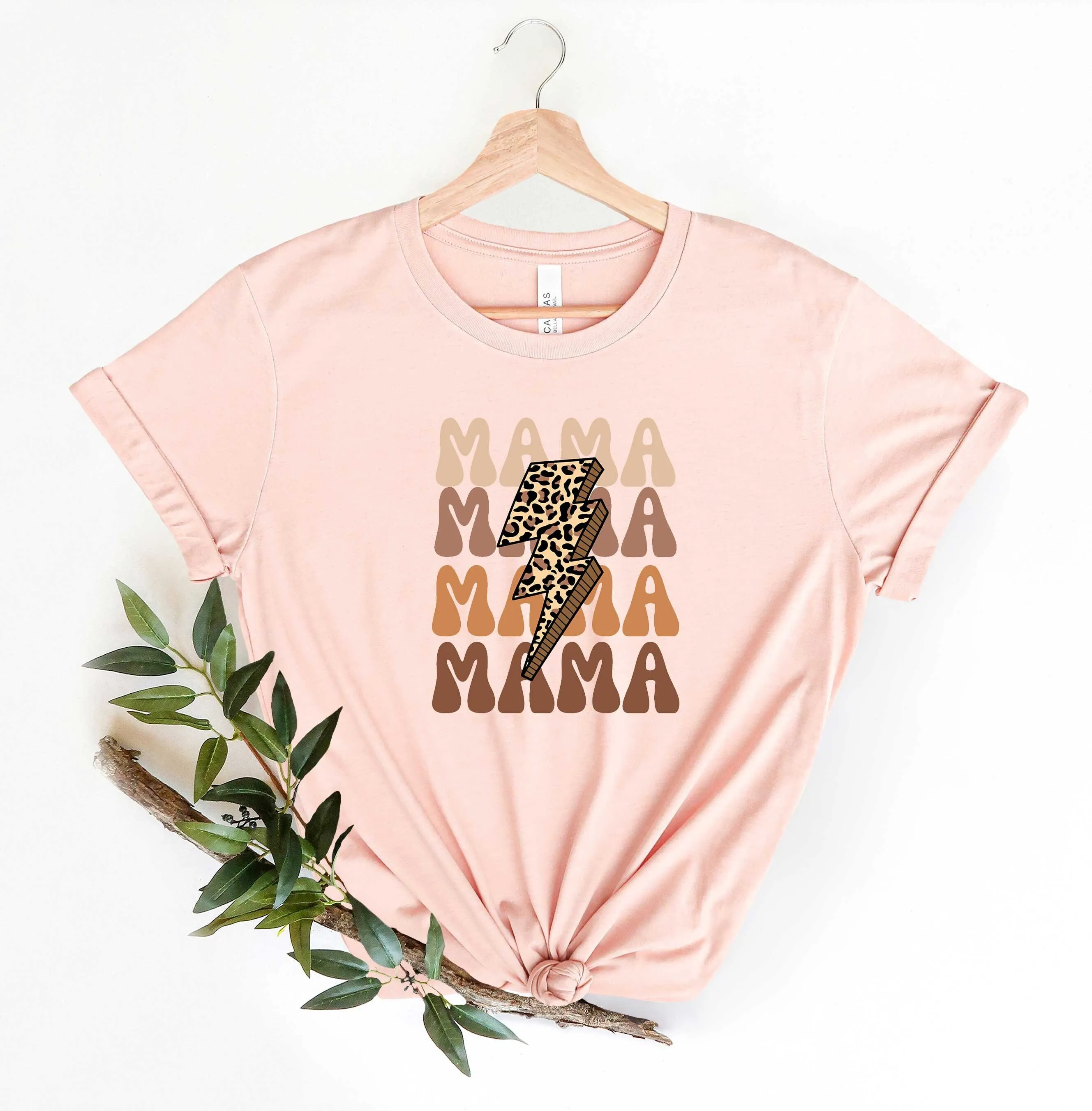 Lightening Mama T Shirt Mom Mothers Day Sweat For Grandma Girl