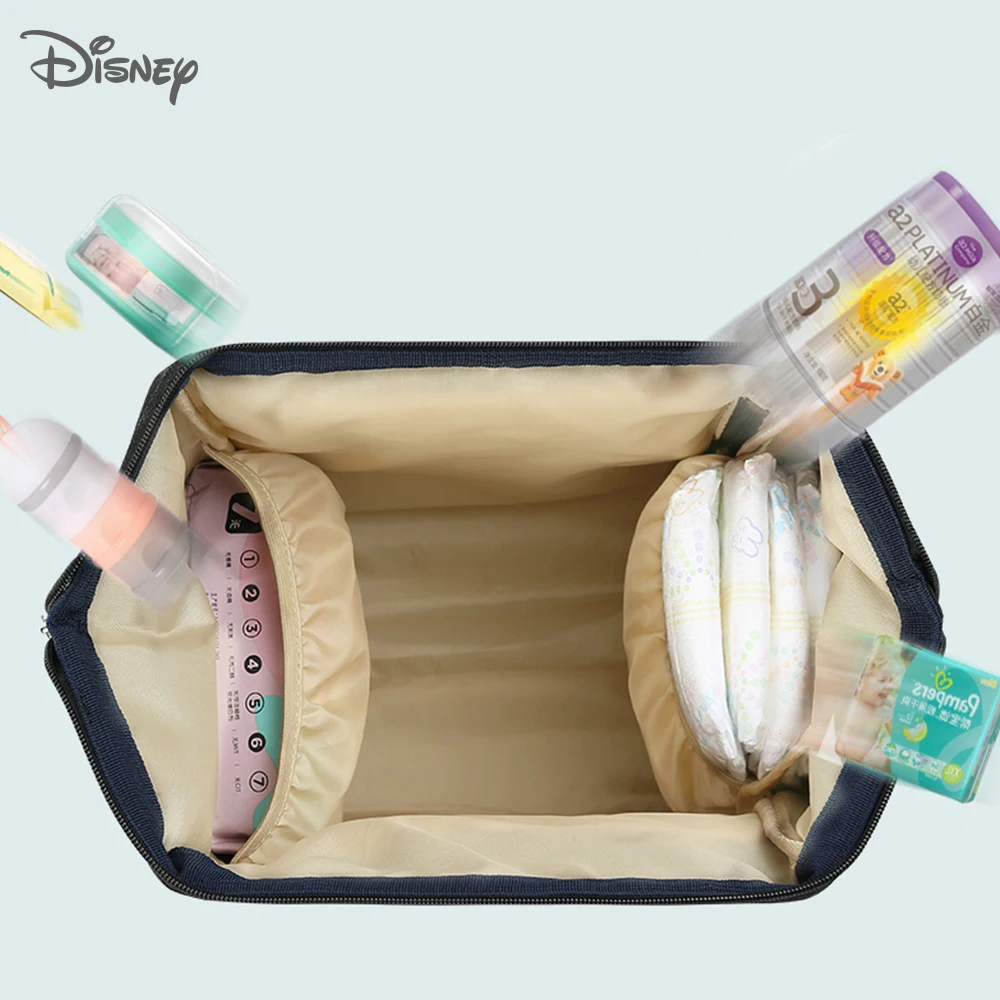 Disney Diaper Bag Multi-function Large Capacity Mummy Changing Bag Waterproof Mommy Backpack Travel Nappy Backpack Wet Bags