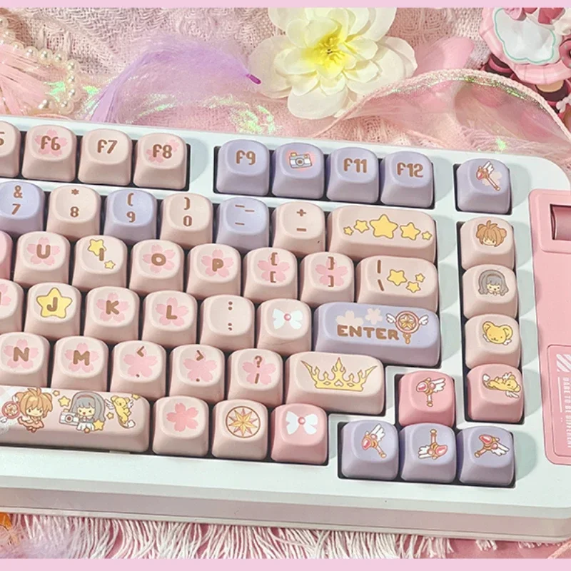 Mifuny Yuumi Keycap LOL Coffee-Sweetheart Anime Key Caps Custom Cherry/MOA Pbt Keycaps voor mechanische toetsenbordaccessoires Cadeau