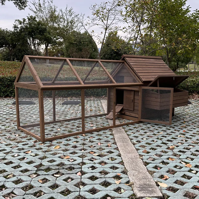 Outdoor large household chicken cage chicken coop duck house duck nest kindergarten rabbit cage scenic farm pet cage large