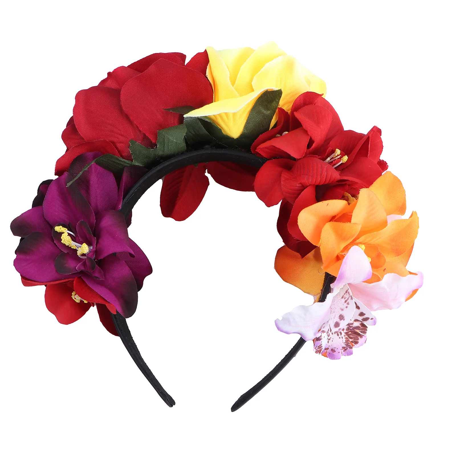 

Halloween Headpiece Flower Hair Hoop Flowers Women's Headband Bridal Accessories