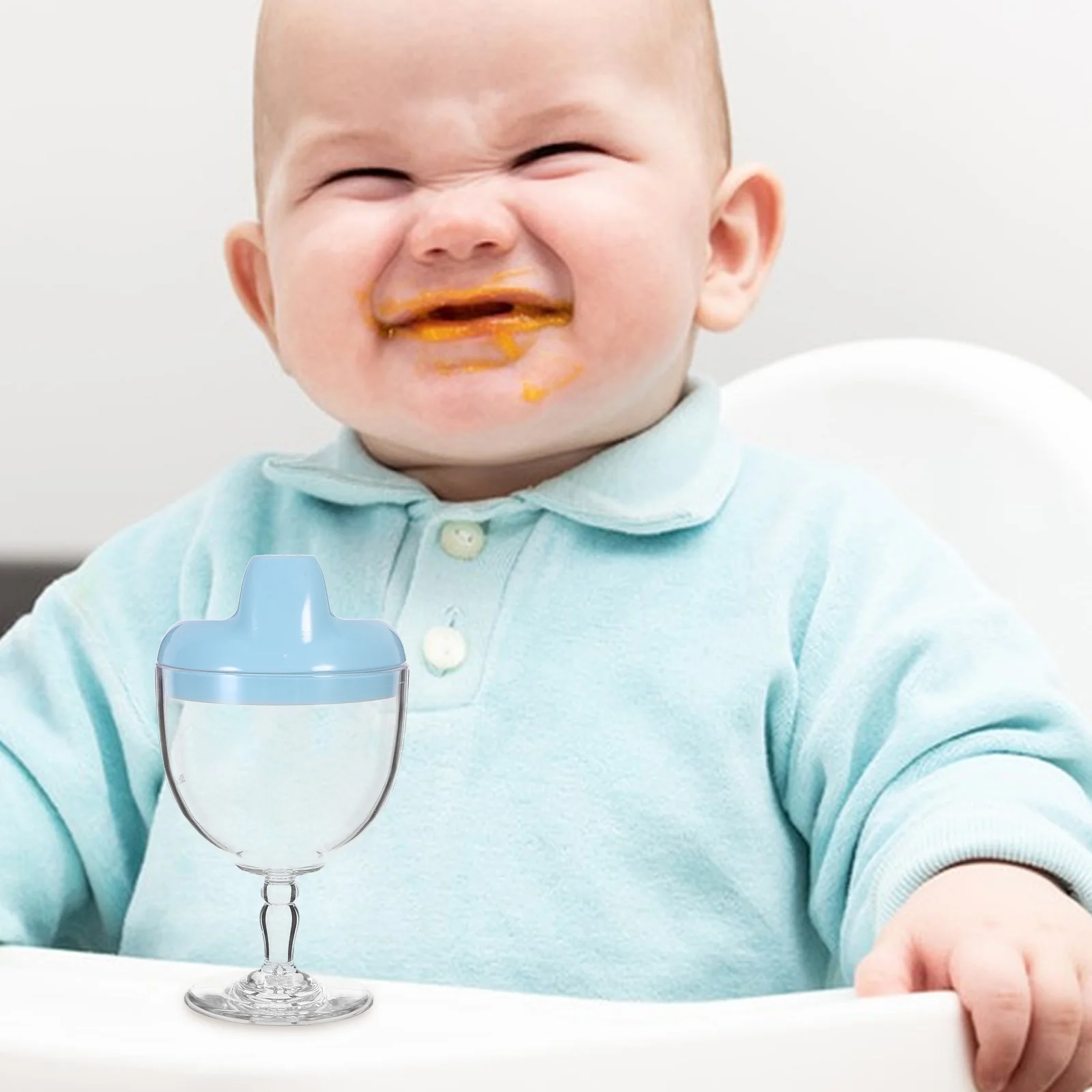 

2pcs Baby Sippy Cups 150Ml Infant Training Cup Spill Proof Non Slip Base Kids Drinking Mug For Milk Juice Water Toddler Plastic