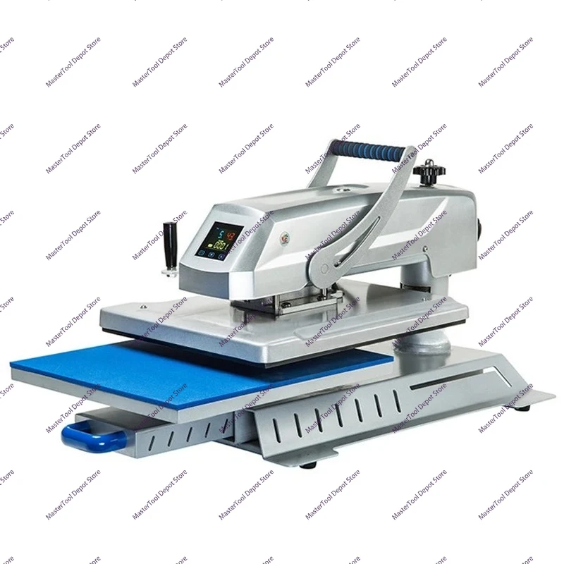 

CK1804 Ручной термопресс Машина для переноса тепла с прямой встряхивающейся головкой 38*38 см Многофункциональная машина для переноса 110/220 В 1 шт.