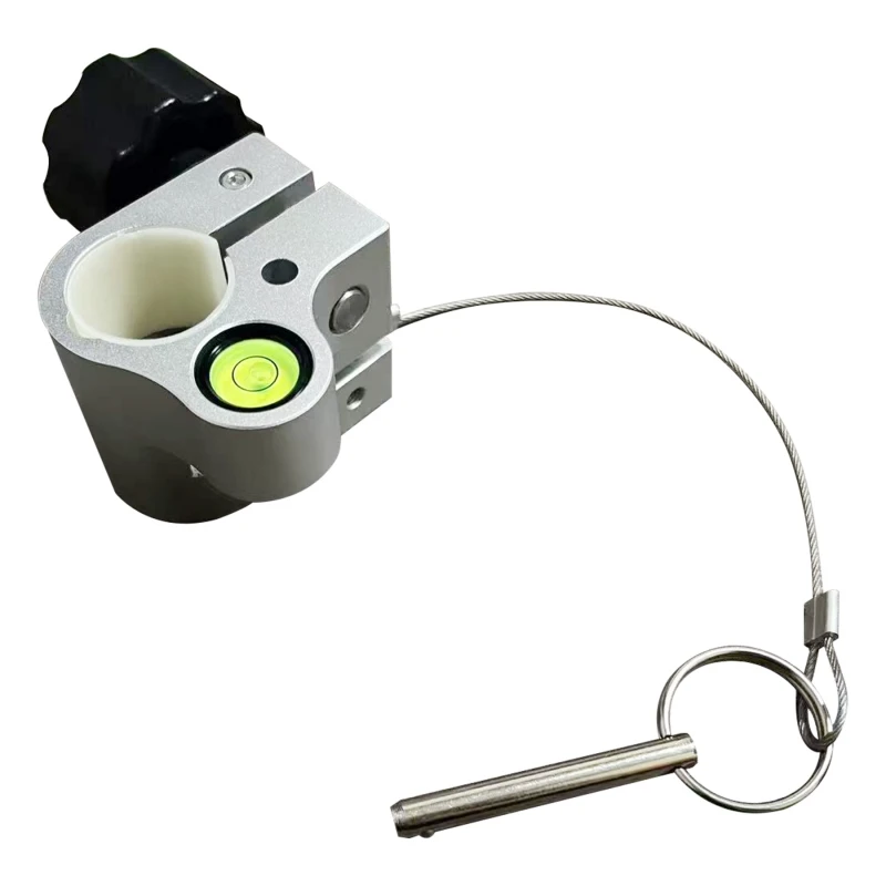 Металлический механизм блокировки сиденья с пузырьковым флаконом уровня, встроенный со стопорным штифтом, 25 мм, телескопический стержень из углеродного волокна