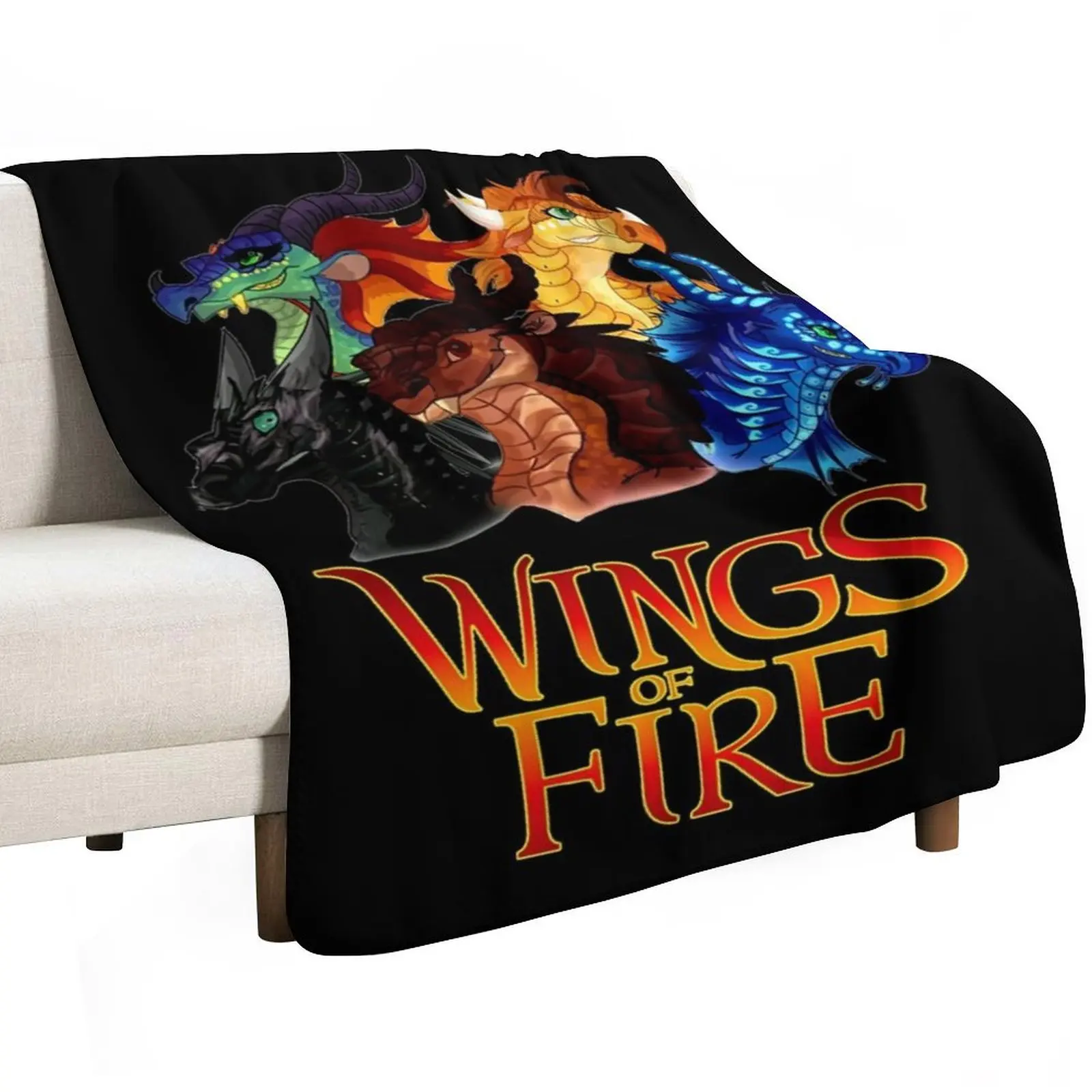 Wings Of Fire All Together Throw Blanket Luxury Throw halloween Single Summer Furrys Sofas Blankets
