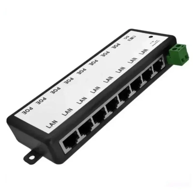 4Ports 8 Ports POE Splitter for CCTV Network POE Camera Power Over Ethernet IEEE802.3af POE Cable Splitte Hot Sale