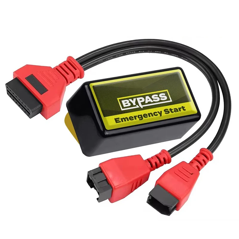 For FIAT Bypass Emergency Start Plug Start IMMO OFF Car Repair OBD2 ByPass for Chrysler 12+8 SGW Cable for FCA Anti-theft Cancel