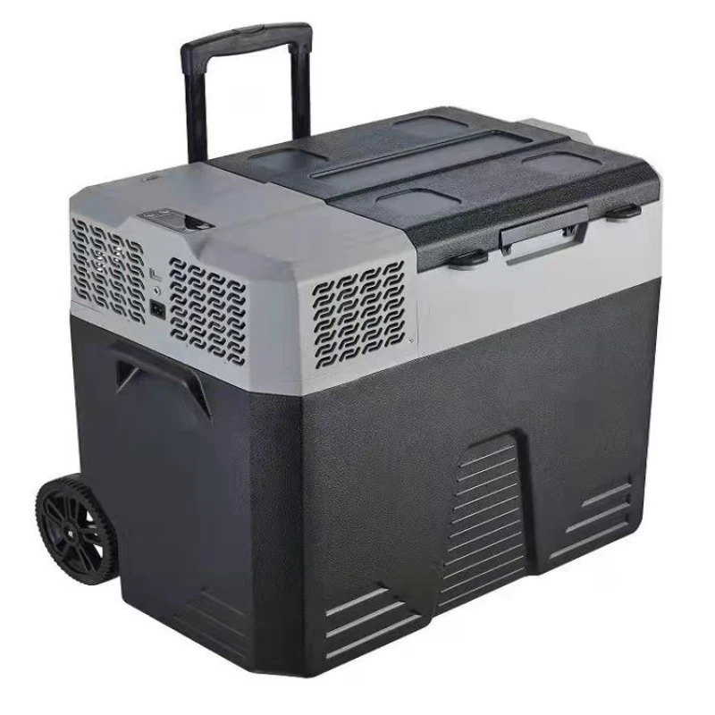 Low Power Compressor Refrigeration Low Temperature Easy to Carry RV off-Road Pull Rod Portable Vehicle-Mounted Refrigerator