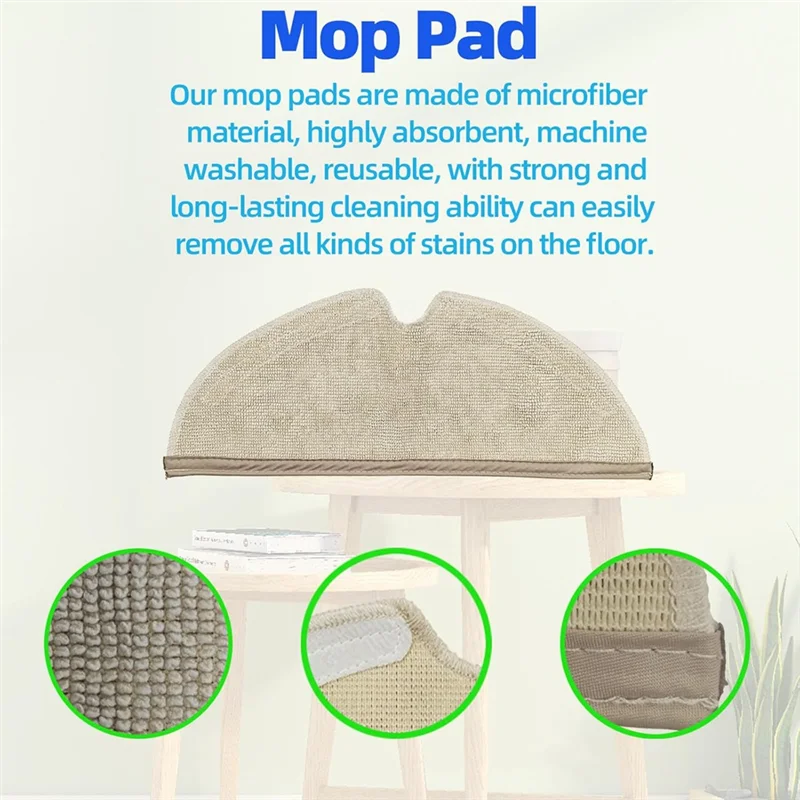 

2025 Trendfor Roborock Q5 Pro/Q5 Pro+/Q8 Max/Q8 Max+ Robot Vacuum Cleaner Main Side Brush Hepa Filter Mop Cloth Dust Bags
