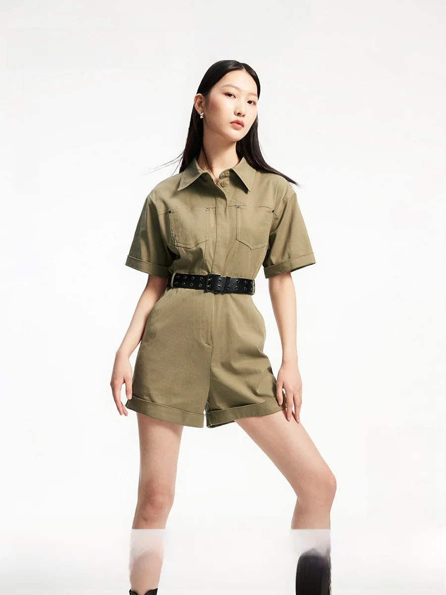 

Женские уличные комбинезоны с утягивающим поясом и принтом, укороченные брюки, весна-лето, новинка, прямой крой