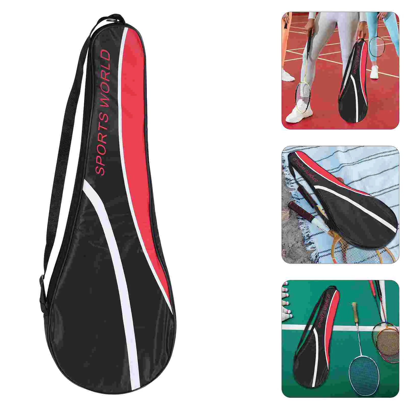 

Golf Bag Badminton Racket Organizing Bracket Organizer Multi-use Black Racquet Storage Bags Miss